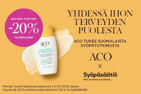 Aco Sun -tuotteet -20 %