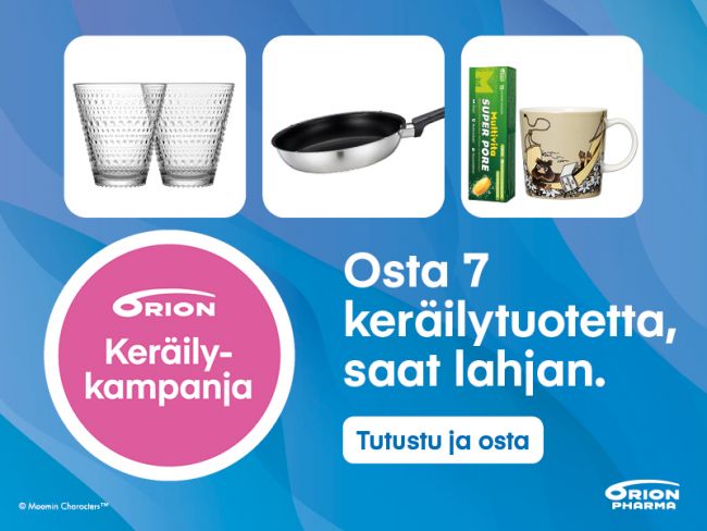 ORIONIN KERÄILYKAMPANJA 29.9.–31.12.2025