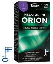 Melatoniini Orion 1 mg suussa hajoava 100 tabl.