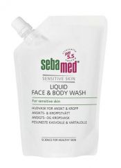 Sebamed Liquid Face & Body Wash pesuneste 400 ml täyttöpussi