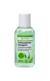 Löytö! Parasta ennen 03/24 APTEEKKI Antiseptinen käsigeeli +Aloe Vera 50 ml