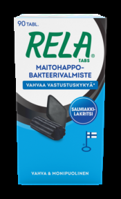 Löytö! Parasta ennen 2.10.26 Rela Tabs Salmiakki-Lakritsi 90 tabl