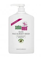 Sebamed Olive Face & Body Wash 1000 ml pumppupullo