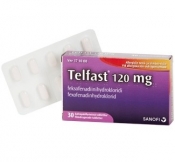 Telfast 120 mg tabletti, kalvopäällysteinen 30 läpipainopakkaus