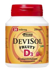 Devisol Fruity 20 µg 200 tabl.