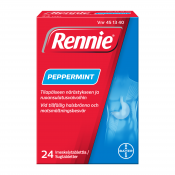 Rennie Peppermint imeskelytabletti 24 läpipainopakkaus