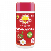 Minisun D-vitamiini Metsämansikka 20 µg 200 tabl.