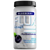 Flux Blueberry fluoritabletti 300 imeskelytablettia