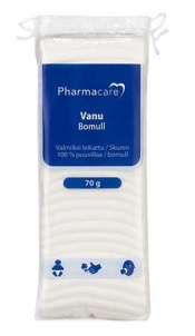 Pharmacare puuvillavanu 70g