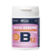 Beko Strong B12 1 mg 100 tabl. suussa hajoava