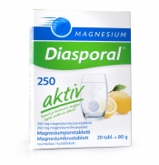 Magnesium Diasporal Aktiv poretabletti 250 mg 20 kpl 