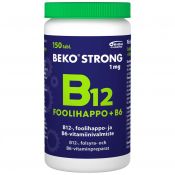 Beko Strong B12+foolihappo+B6 1 mg 150 tabl.