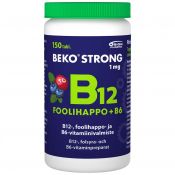 Beko Strong B12+foolihappo+B6 150 purutabl.