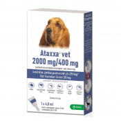 ATAXXA VET 2000/400 mg paikallisvaleluliuos (koirille yli 25 kg) 4 ml