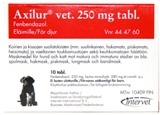 Axilur vet 250 mg tabletti 20 läpipainopakkaus
