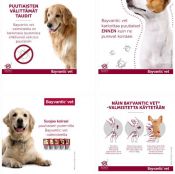 BAYVANTIC VET Koirille 40-60 kg 600 mg/3000 mg paikallisvaleluliuos 4x6 ml