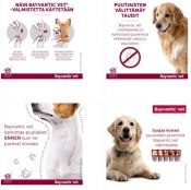 BAYVANTIC VET KOIRILLE 4-10 kg 100 mg/500 mg paikallisvaleluliuos 4x1 ml
