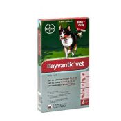 Bayvantic Vet koirille 10-25 kg paikallisvaleluliuos 4x2,5ml