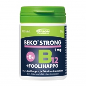 Beko Strong B12+foolihappo+B6 1 mg 100 tabl.