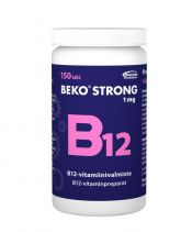 Löytö! Parasta ennen 19.10.25 BEKO STRONG B12 1 MG TABL 150 KPL