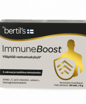 Löytö! Parasta ennen 07/2023 bertils Immune Boost 30 tabl.