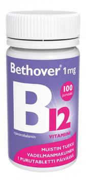 Bethover B12-vitamiini 1 mg 100 tabl.