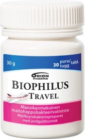 Biophilus Travel Strawberry Chew 30 purutabl.