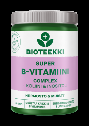 Löytö! Parasta ennen 30.5.26 Bioteekin Super B-vitamiini 60 kaps.