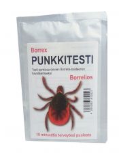 Borrex-punkkitesti kotikäyttöön 1 kpl