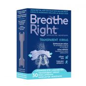 Breathe Right nenäteippi kirkas Small, 4 x 30 kpl tukkupakkaus