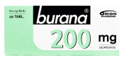 Burana 200 mg tabletti, kalvopäällysteinen 20 läpipainopakkaus