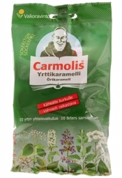 Carmolis Yrttikaramelli sokeriton 75 g