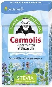 Carmolis piparminttu yrttipastilli 45g