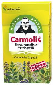 Carmolis Sitruunamelissa yrttipastilli 45 g