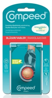 Compeed sport  rakkolaastari jalkapohja 5kpl