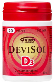 DeviSol 20 µg 100 tabl.