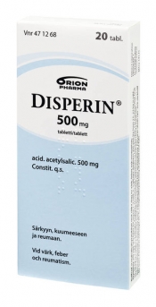 Disperin 500 mg tabletti 20 läpipainopakkaus