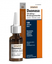 DUONASA nenäsumute, suspensio 125/50 mikrog/annos 120 annosta