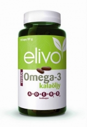 Elivo Omega-3 Sydän kalaöljy-vitamiinikapseli 90 kaps.