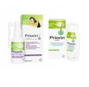 Priorin Shampoo + liuos hiuspohjaan