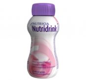 Nutridrink mansikka neste, täydennysravintovalmiste 4x200ml