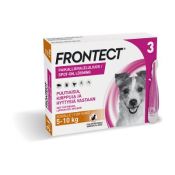 FRONTECT 67,6/504,8 mg vet paikallisvaleluliuos (koirille 5-10 kg) 3x1 ml