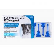 Frontline Vet 100 mg/ml paikallisvaleluliuos koirille 4 x 1,34 ml