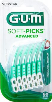 Gum Soft Picks Advanced Medium 60 kpl
