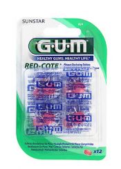 Gum Red Cote väritabletti Plakkikontrollitabletti 12 kpl