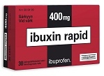 Ibuxin rapid 400 mg tabletti, kalvopäällysteinen 10 läpipainopakkaus