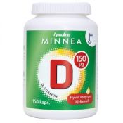 Löytö! Parasta ennen 09/25 MINNEA D-VITAMIINI 150 MIKROG 150 KAPSELIA
