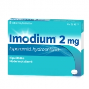 Imodium 2 mg tabletti, kalvopäällysteinen 8 läpipainopakkaus