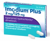 Imodium Plus 2 mg/125 mg tabletti 6 läpipainopakkaus