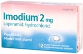 Imodium 2 mg suussa hajoava tabletti 12 läpipainopakkaus